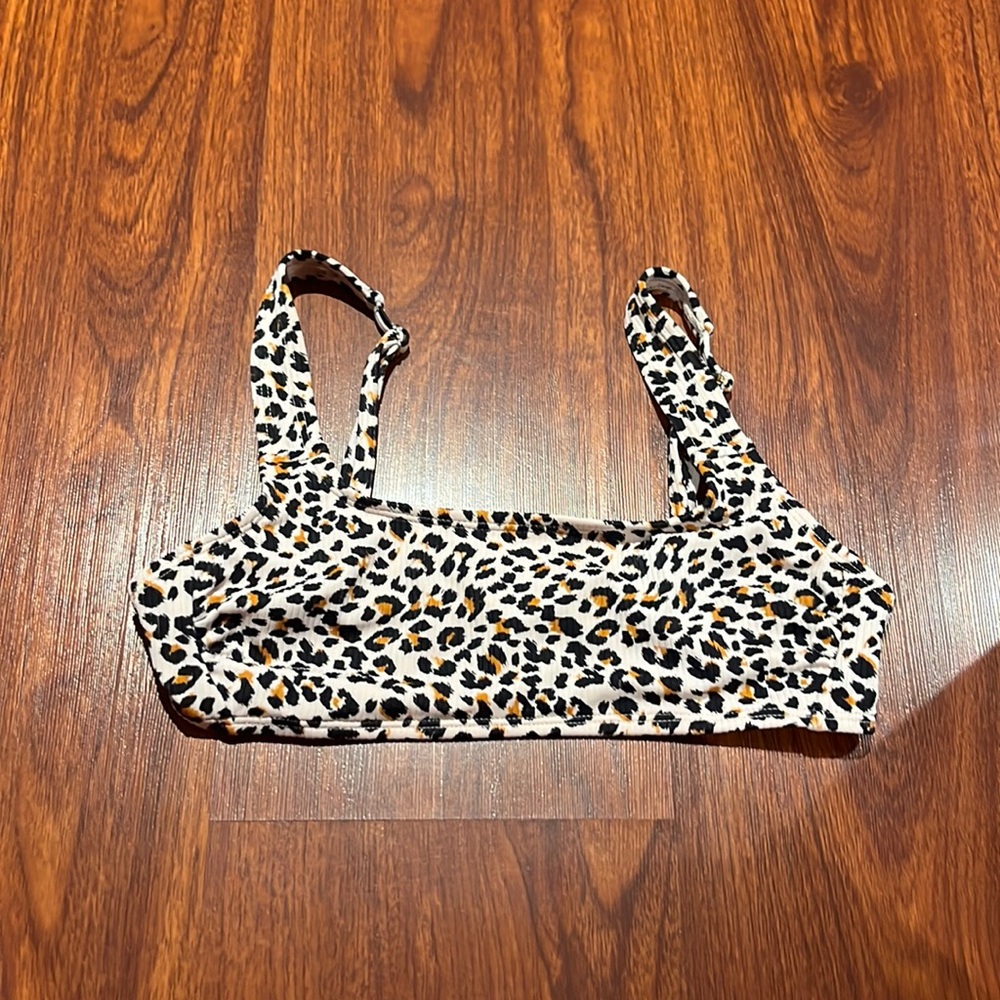 Animal Print Bikini Top